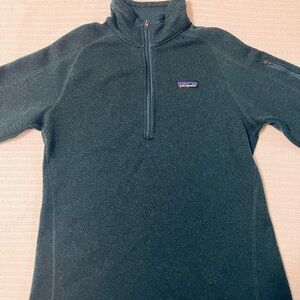 Patagonia Women's Better Sweater 1/4-Zip Fleece - Nouveau Green (Size L)